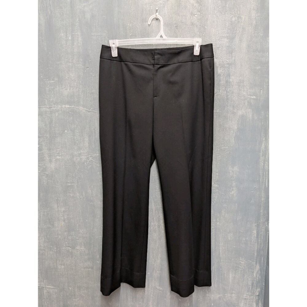 Amber Sun Collection Black Slacks Trousers Sz 12 Aubrey fit Career Pants